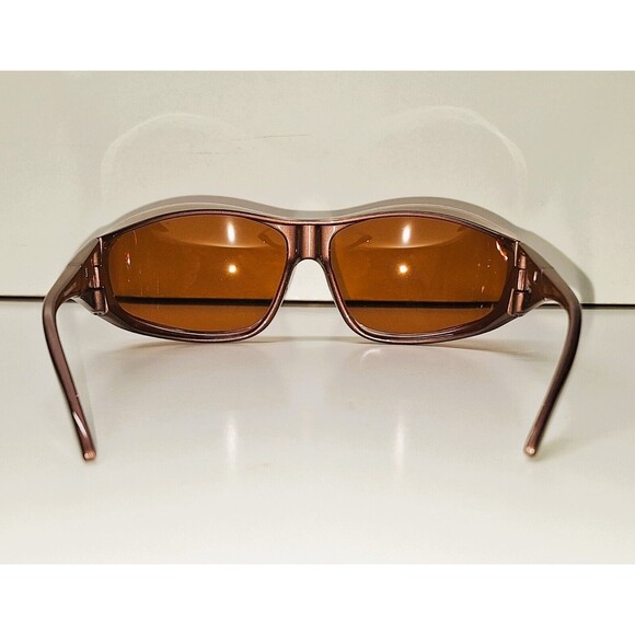Polarized VISTANA Sunglasses W309C Fits Over Rx Eyeglasses Large Burgundy/Copper main image 14